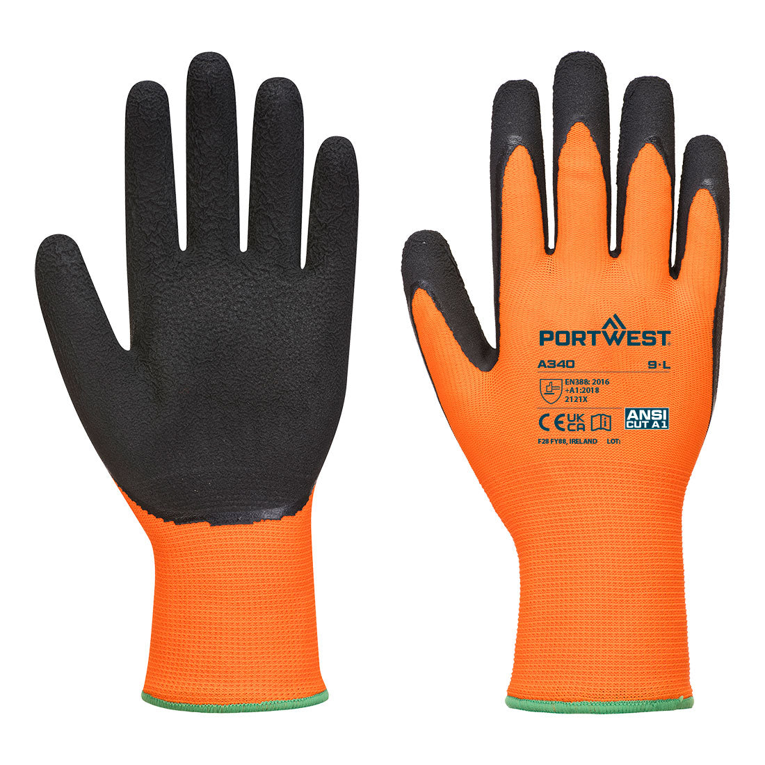 Cimdi Hi-Vis Grip Latex
