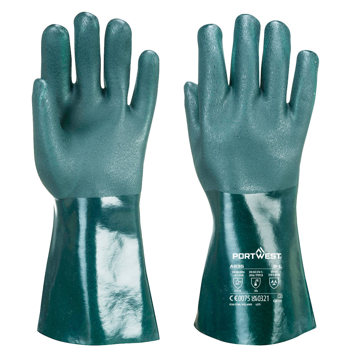Cimdi Double PVC, 27cm, 35cm, 45 cm