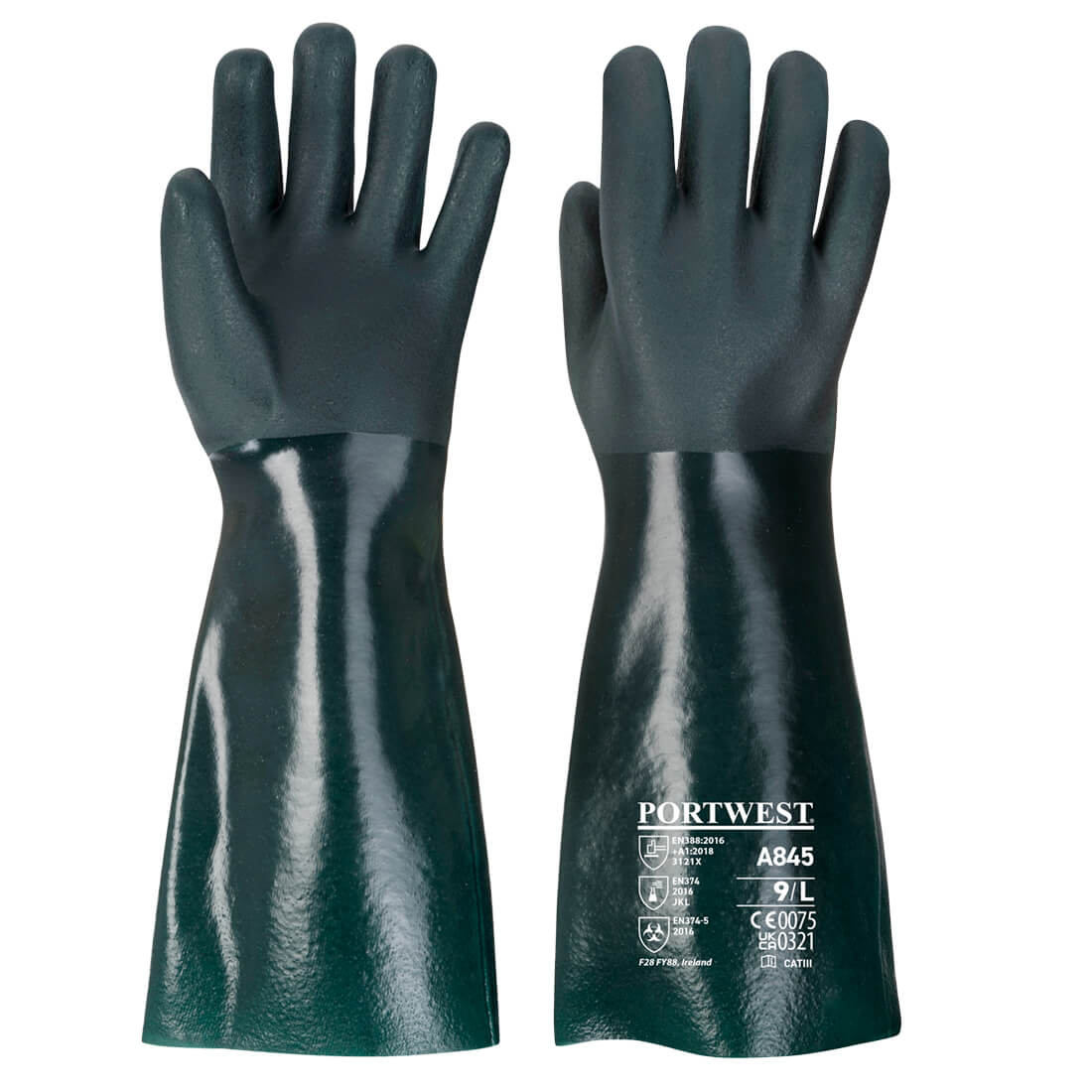 Cimdi Double PVC, 27cm, 35cm, 45 cm