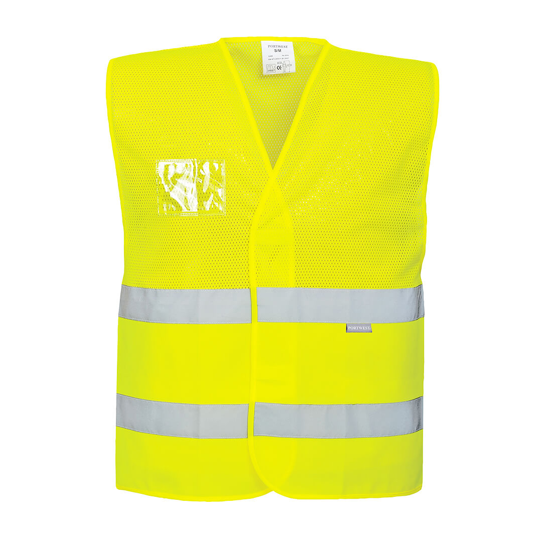 Hi-Vis puštīkla divjoslu veste