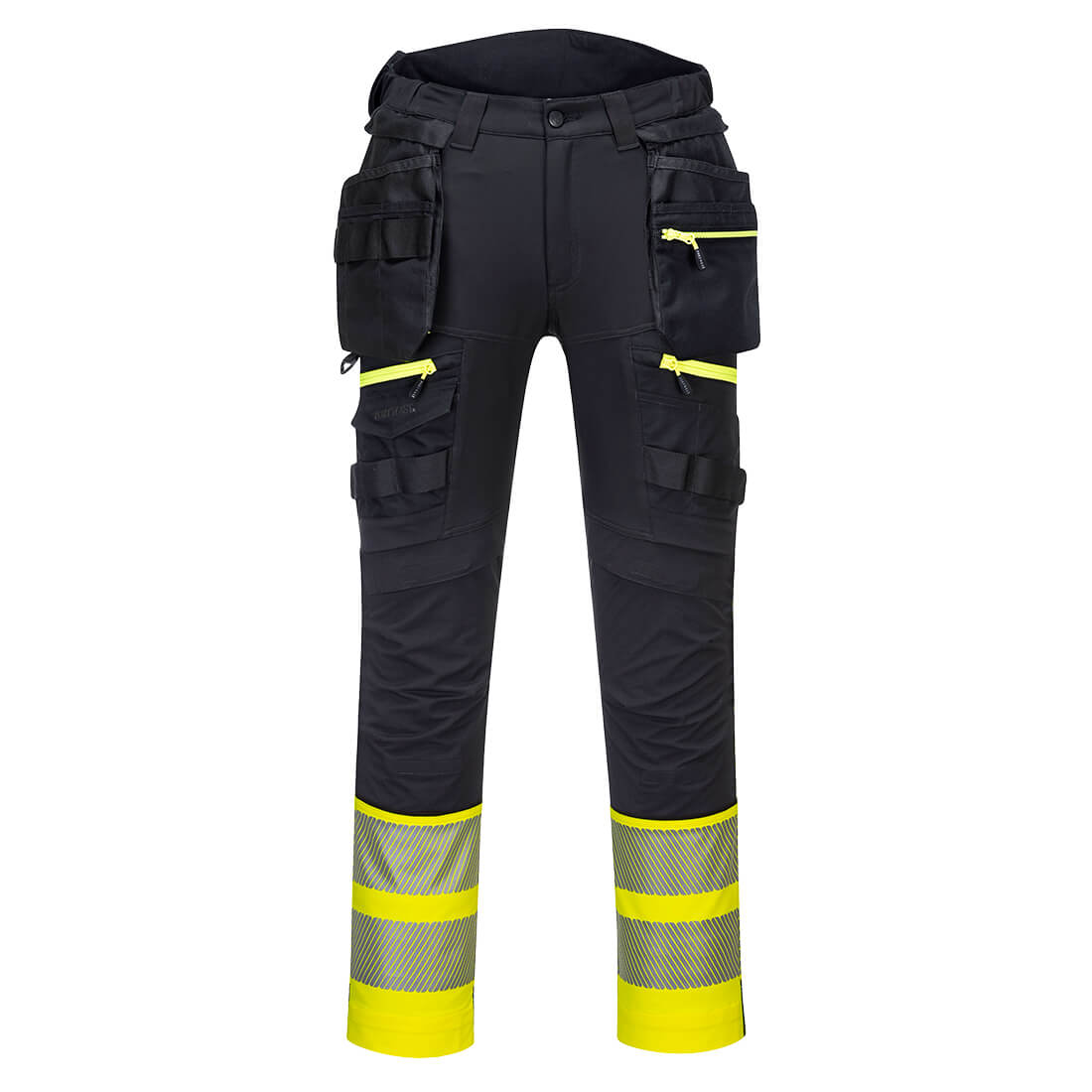 DX4 Hi-Vis Class 1 bikses ar noņemamām sānu kabatām
