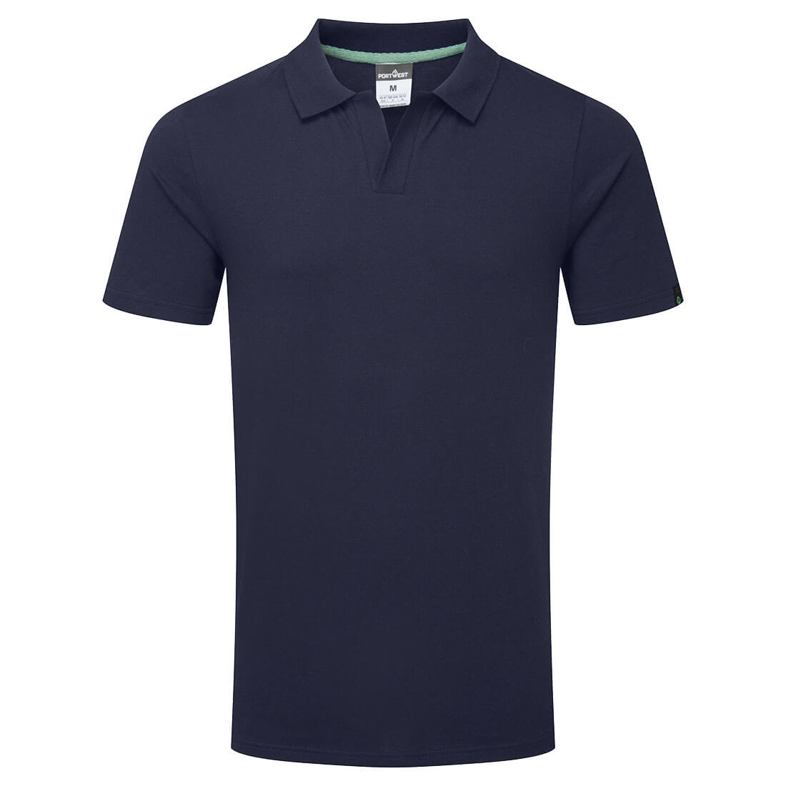 Pārstrādājams kokvilnas polo krekls