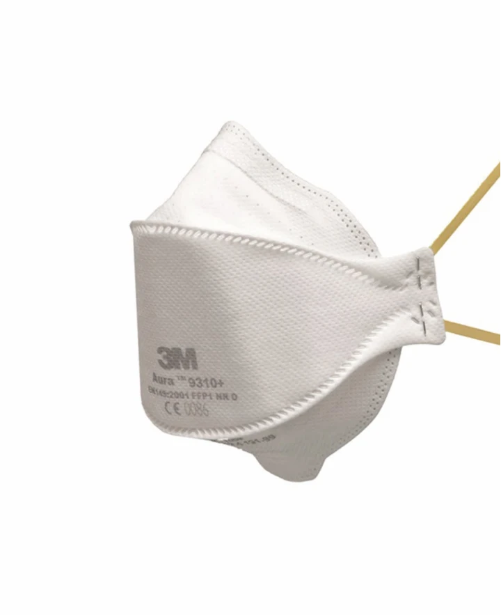 3M™ Aura Daļiņu respirators FFP1, bez vārsta, 9310+
