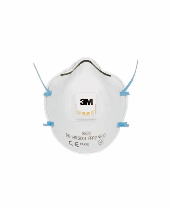 3M™ Vienreizlietojamais respirators, ar vārstu, 8822