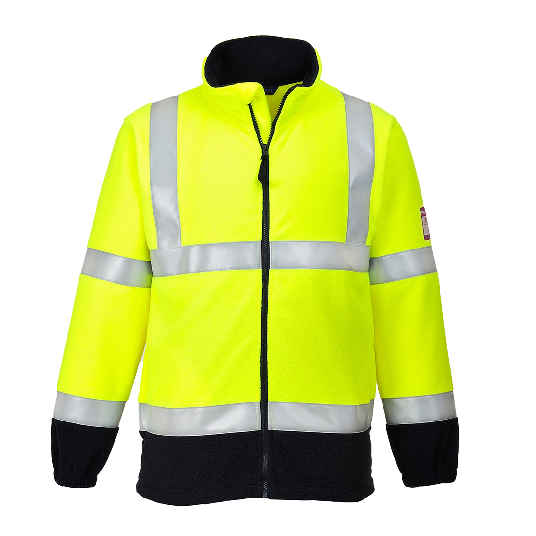 Modaflame flīsa Hi-Vis kontrasta ugunsdroša jaka