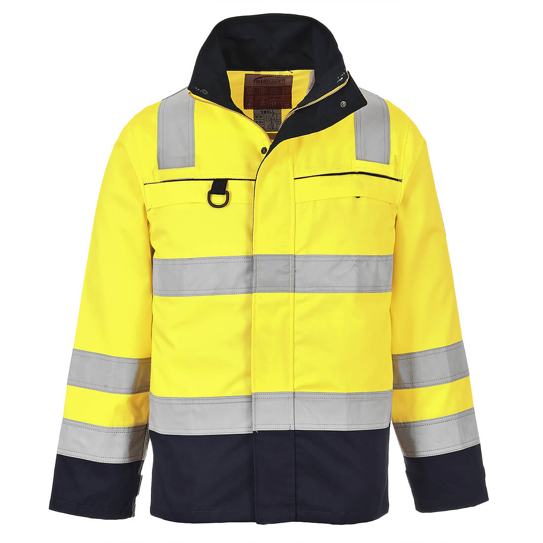 Bizflame Work Hi-Vis Multi-Norm kontrasta ugunsdroša jaka