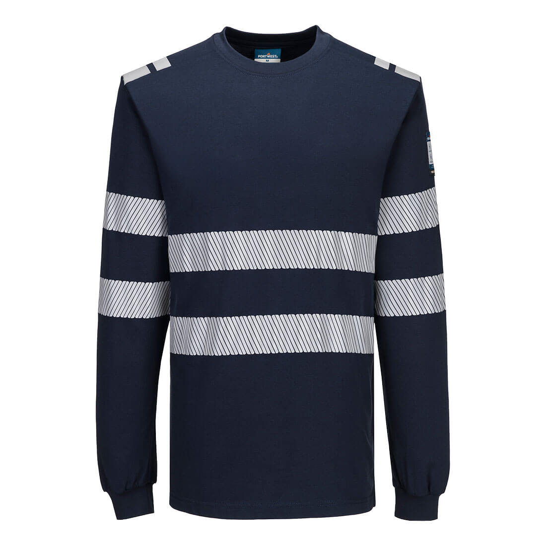 PW3 Modaflame Knit ugunsdrošs T-krekls ar garām piedurknēm