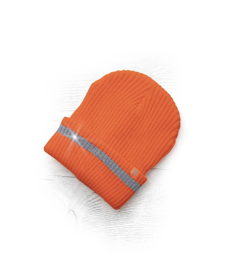 Adīta ziemas Hi-Vis cepure ar flīsi SPARK