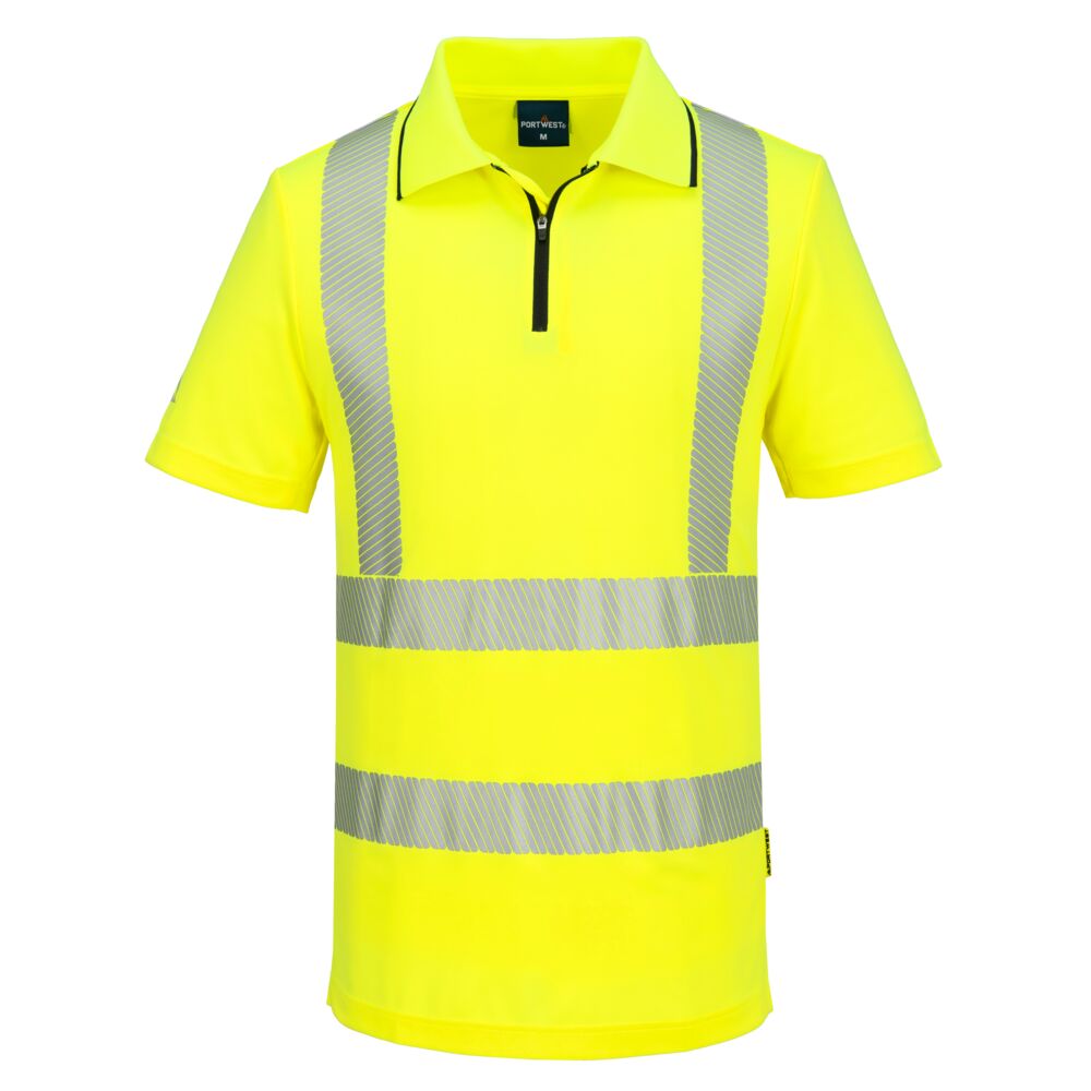 KX3 Sport Hi-Vis polo krekls ar rāvējslēdzēju