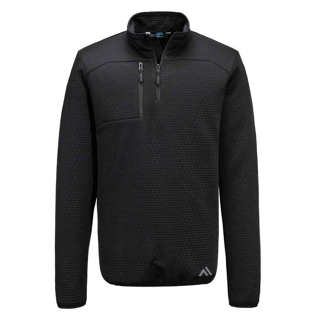 KX3 Sport tekstūrēts džemperis ar 1/4 rāvējslēdzēju