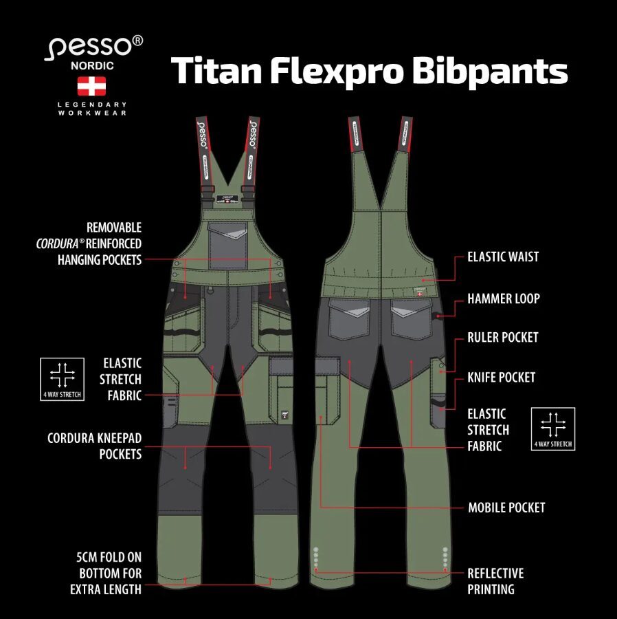 Darba puskombinezons Pesso Titan Flexpro