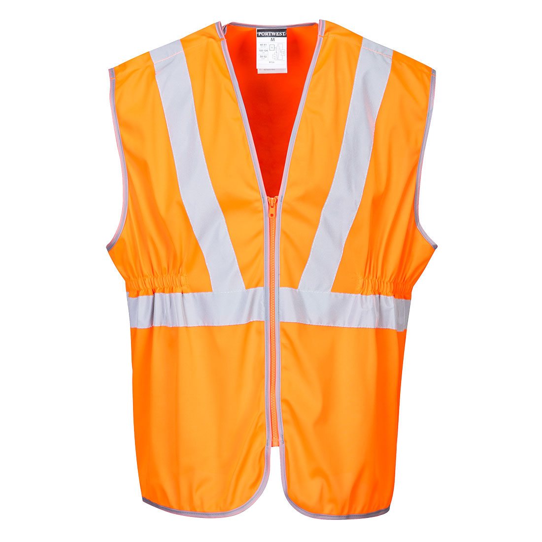 Hi-Vis garā Zip veste