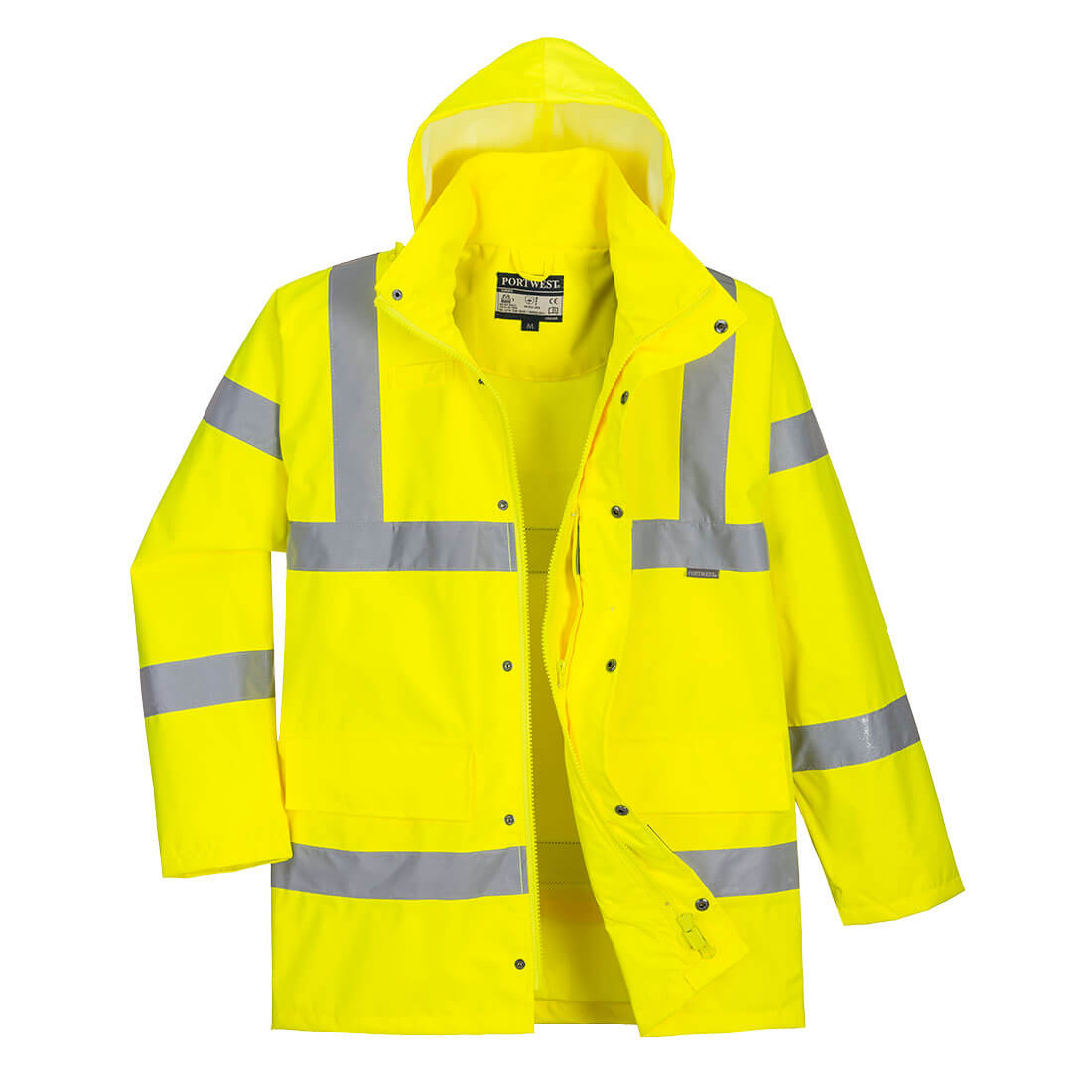 Hi-Vis elpojoša lietus satiksmes jaka