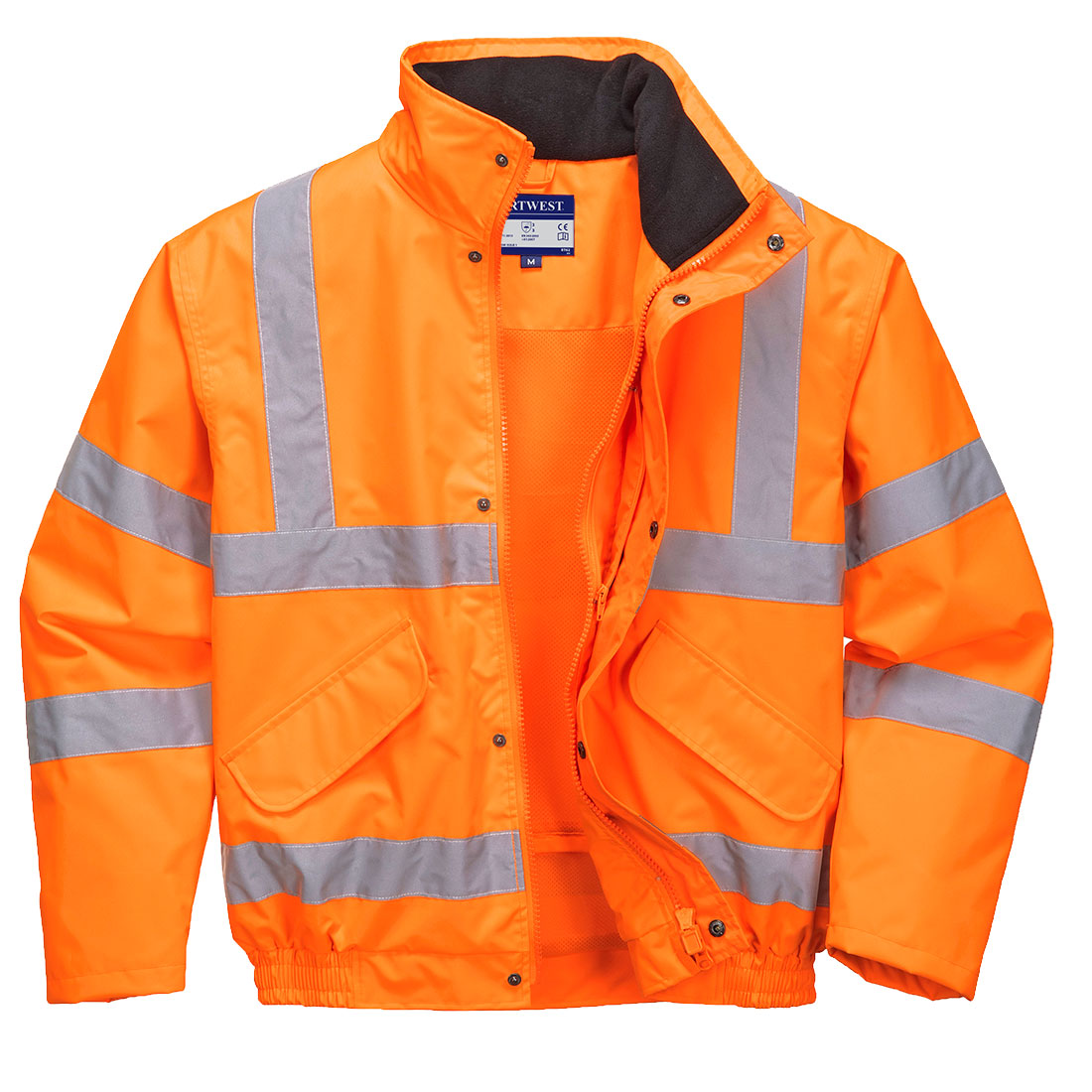 Hi-Vis elpojoša lietus bomber jaka