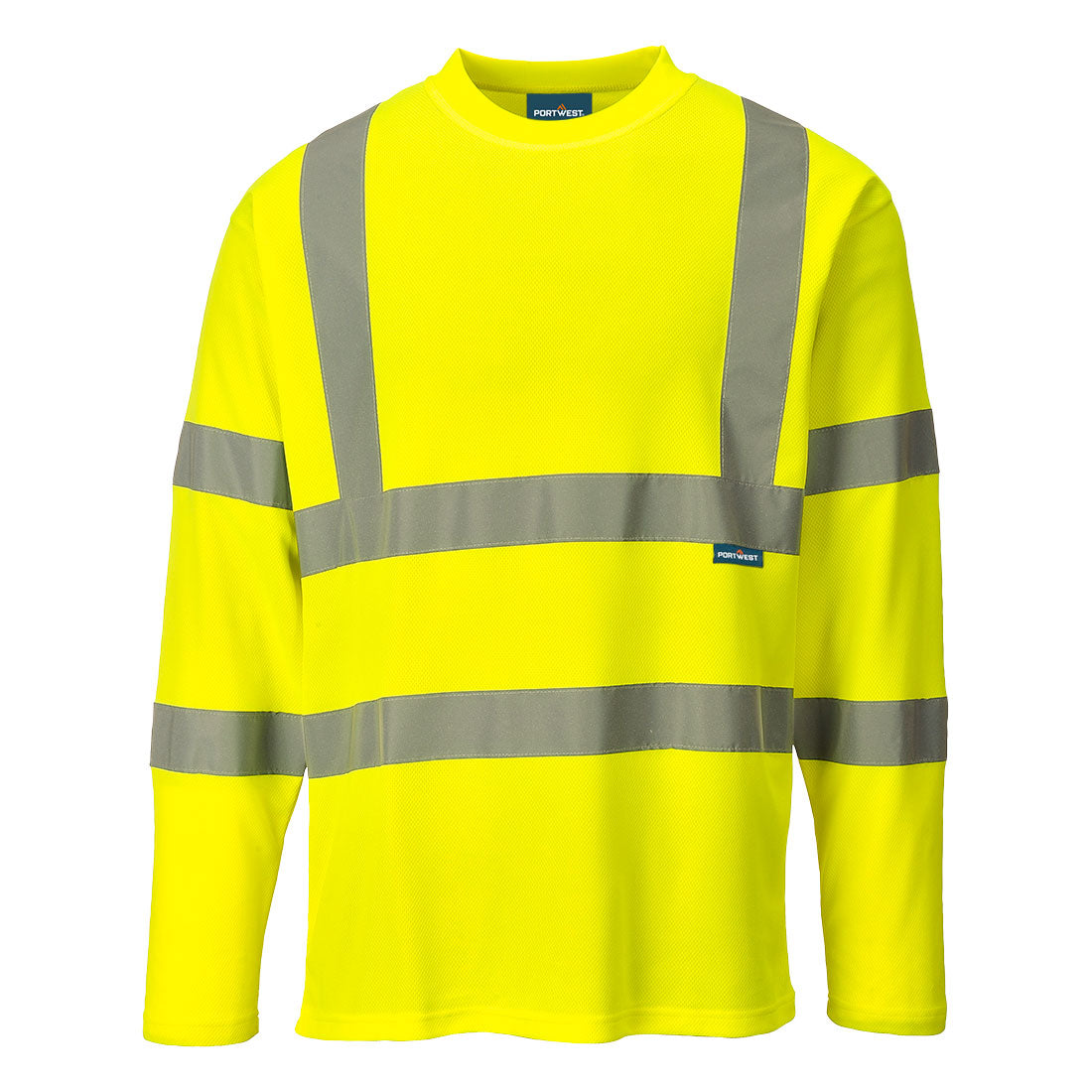 Hi-Vis Cotton Comfort T-krekls ar garām piedurknēm