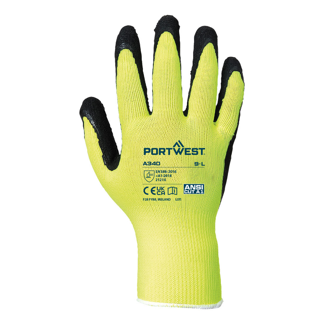 Cimdi Hi-Vis Grip Latex