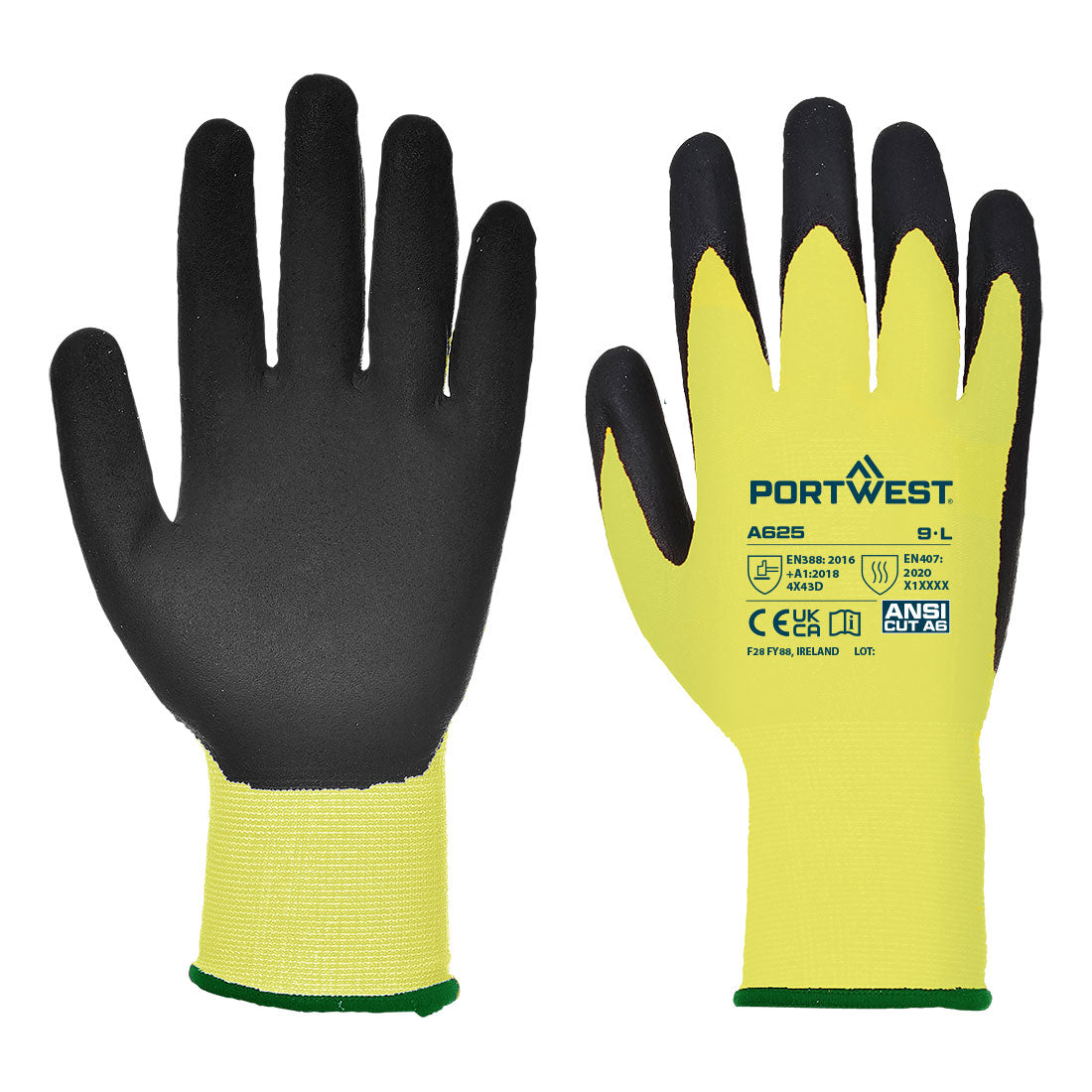 Pretiegriezuma cimdi Vis-Tex