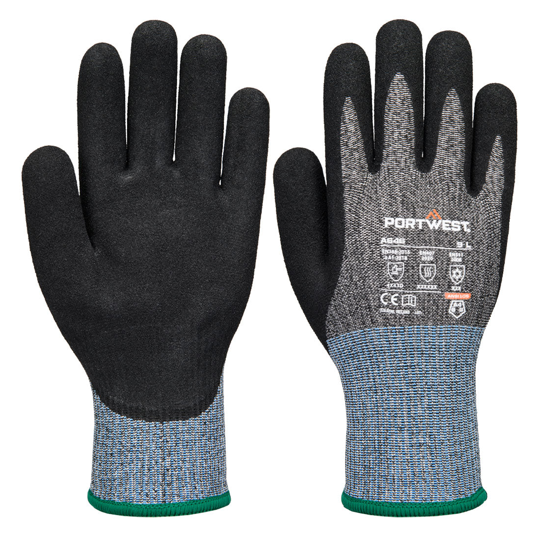 Ziemas Vis-Tex Cut D13 nitrila cimdi