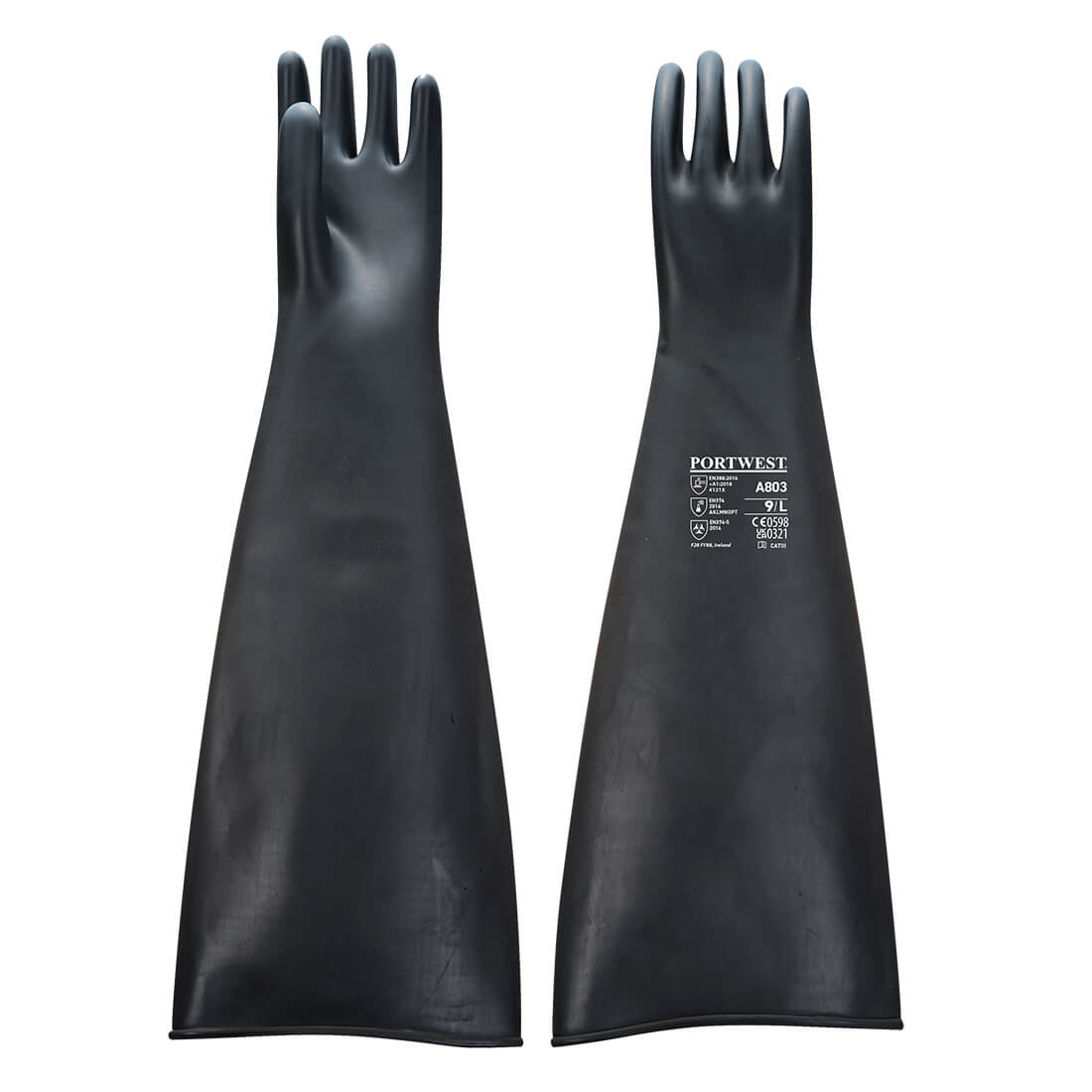 Cimdi Heavyweight Latex Rubber Gauntlet 600mm