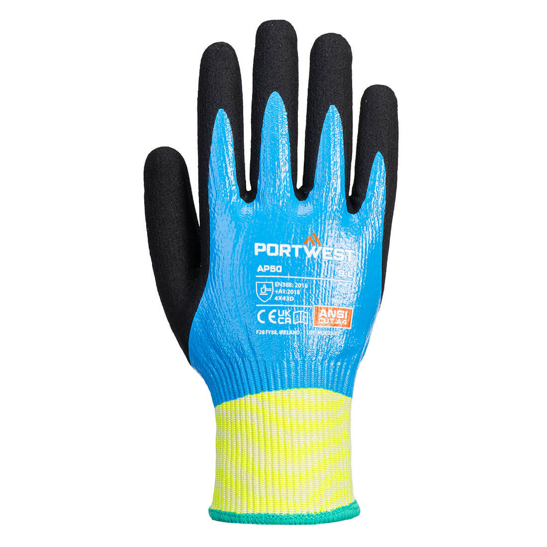 Pretiegriezuma cimdi Aqua Cut Pro