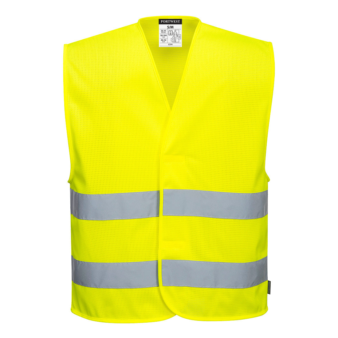 Hi-Vis tīkla divjoslu veste