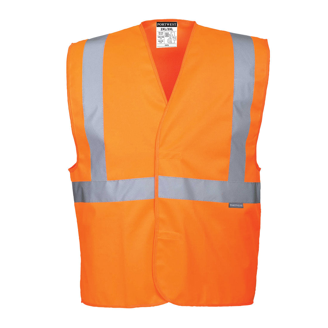 Hi-Vis veste ar siksnām