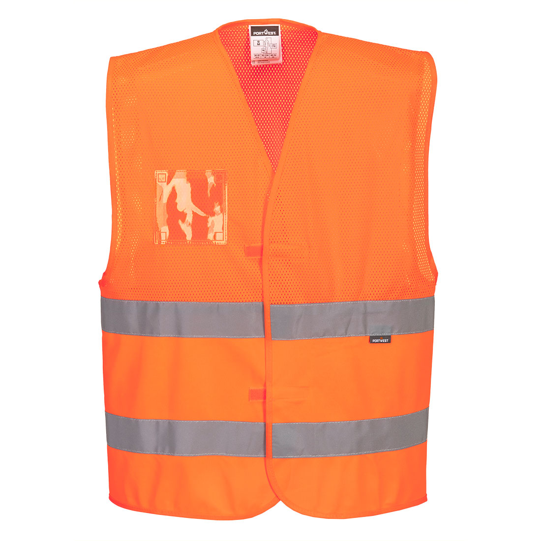Hi-Vis puštīkla divjoslu veste