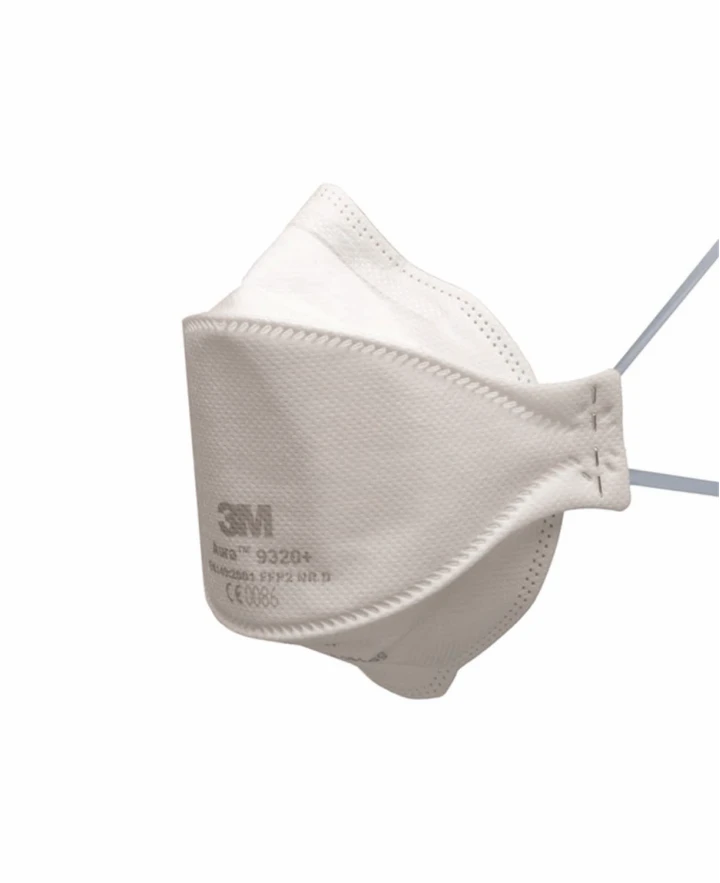 3M™ Aura Daļiņu respirators, FFP2, bez vārsta 9320+