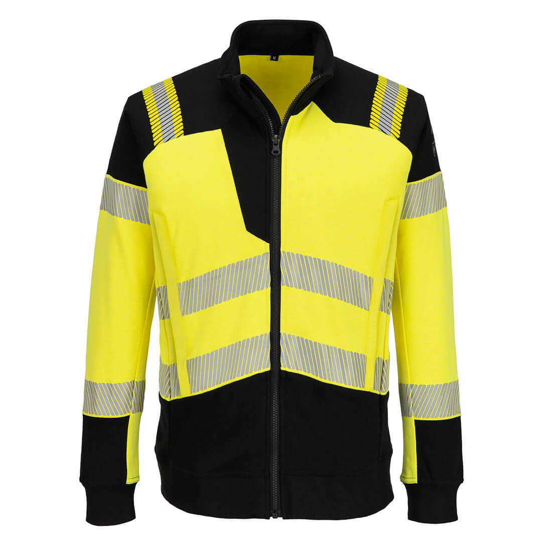 PW3 Modaflame Knit Hi-Vis ugunsdrošs džemperis ar pilnu rāvējslēdzēju