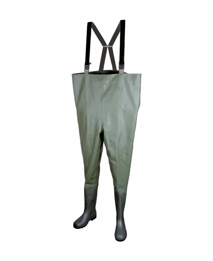 Zvejnieku gumijas puskombinezons CHEST WADERS OB