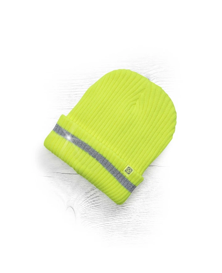Adīta ziemas Hi-Vis cepure ar flīsi SPARK