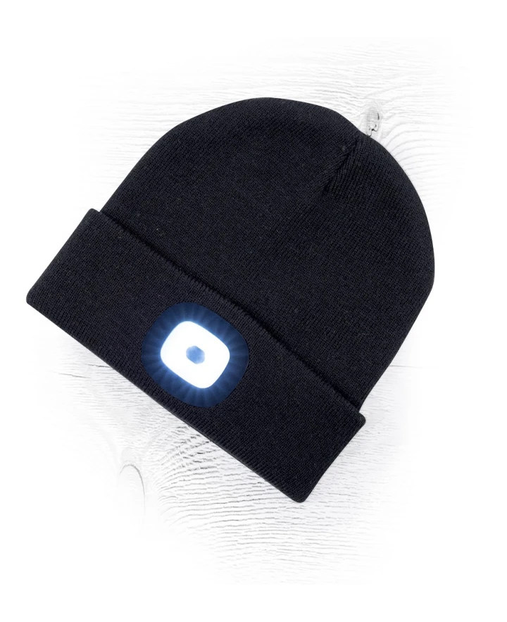 Ziemas cepure ar LED lukturi BOAS
