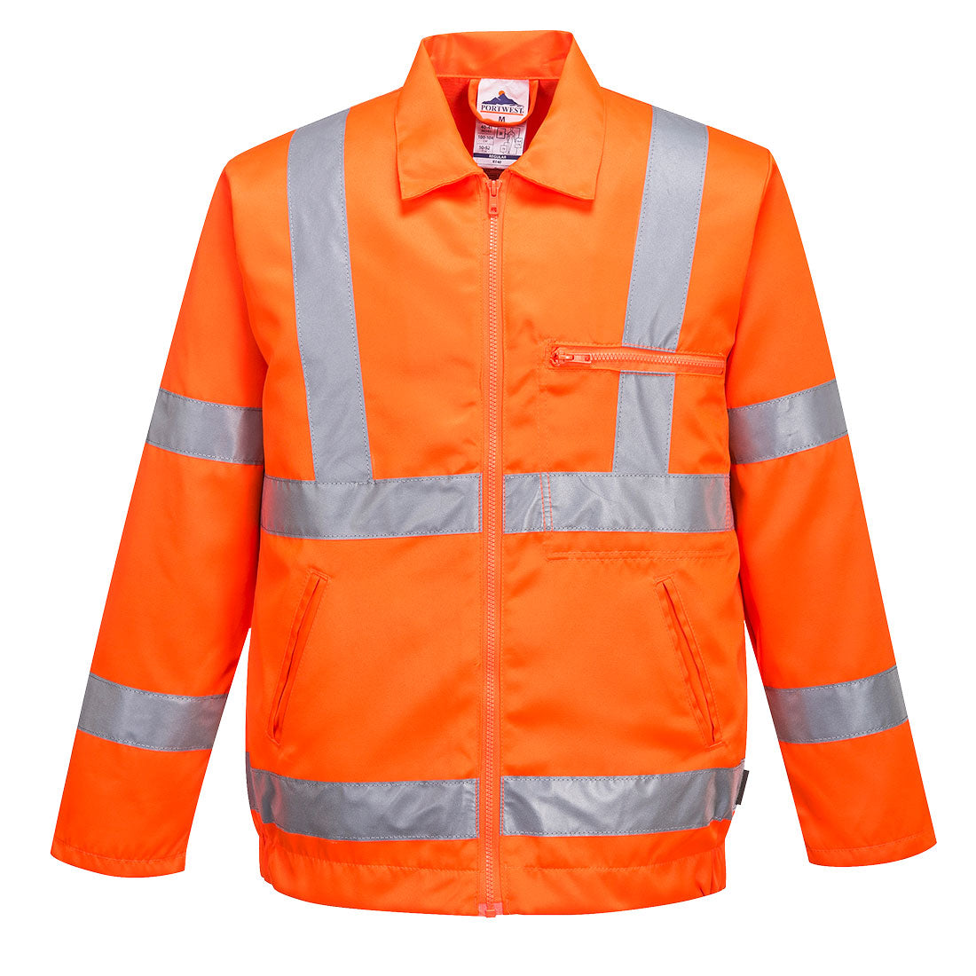 Hi-Vis poli-kokvilnas bomber jaka