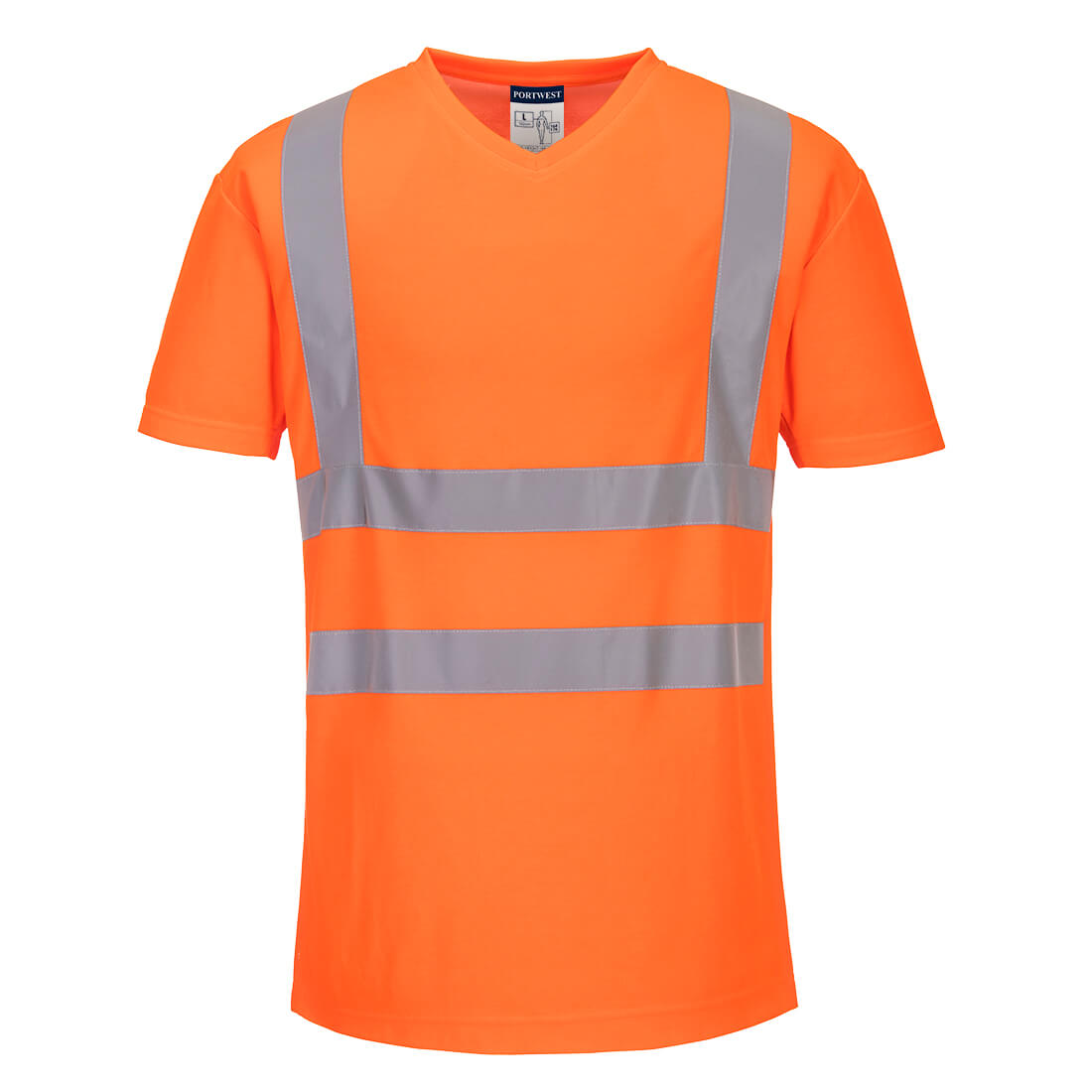 Hi-Vis Cotton Comfort T-krekls ar tīkla ieliktņiem