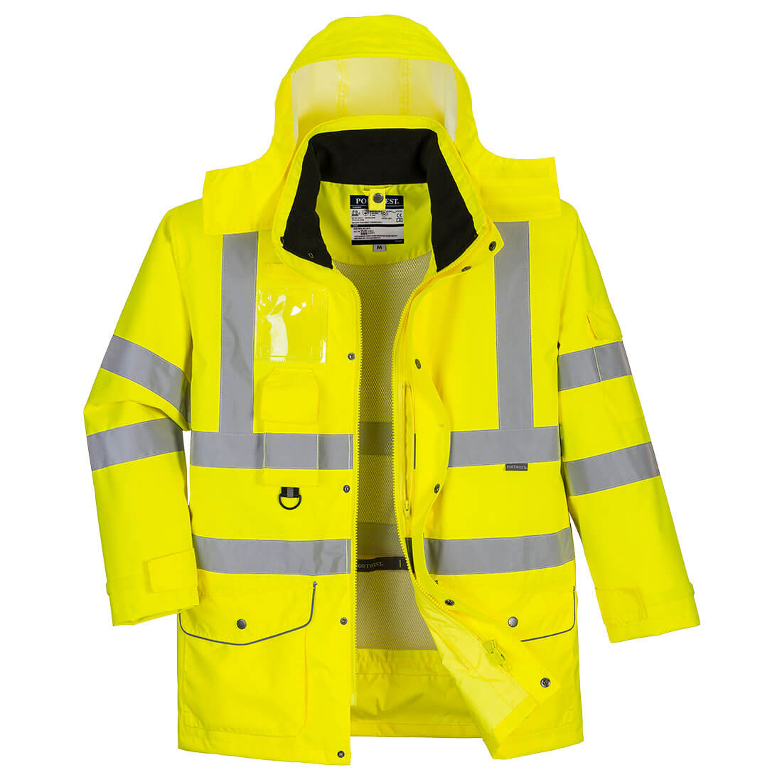 Hi-Vis elpojoša 7-in-1 satiksmes jaka